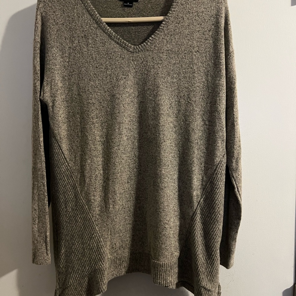 New Directions tan Knit Sweater